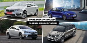 8 Cars To Be Discontinued Post BS6 Implementation